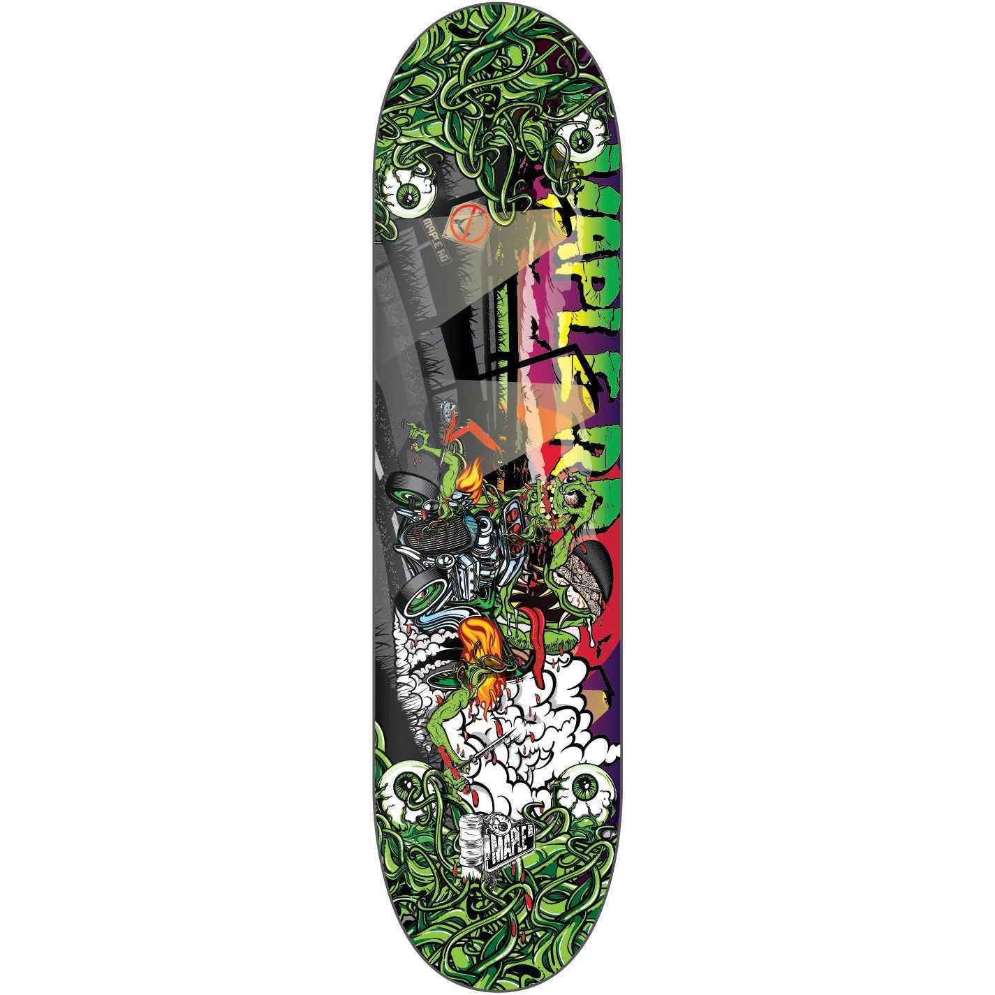 MAPLE ROAD SKATEBOARDS NO SCOOTERS DECK