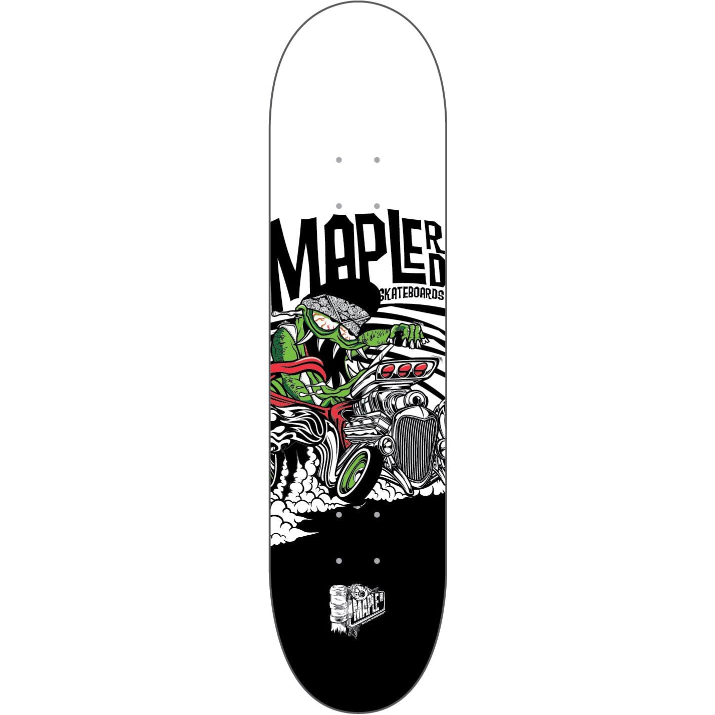 MAPLE ROAD SKATEBOARDS HOT ROD MONSTER DECK