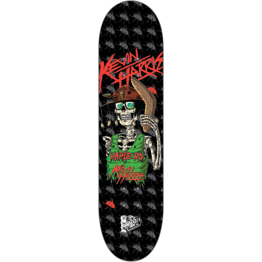 MAPLE ROAD SKATEBOARDS KEVIN HARRIS COLAB DECK BLACK