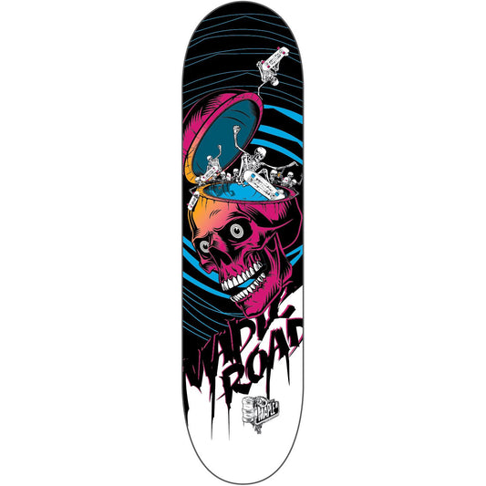 MAPLE ROAD SKATEBOARDS PURPLE SKULL  DECK