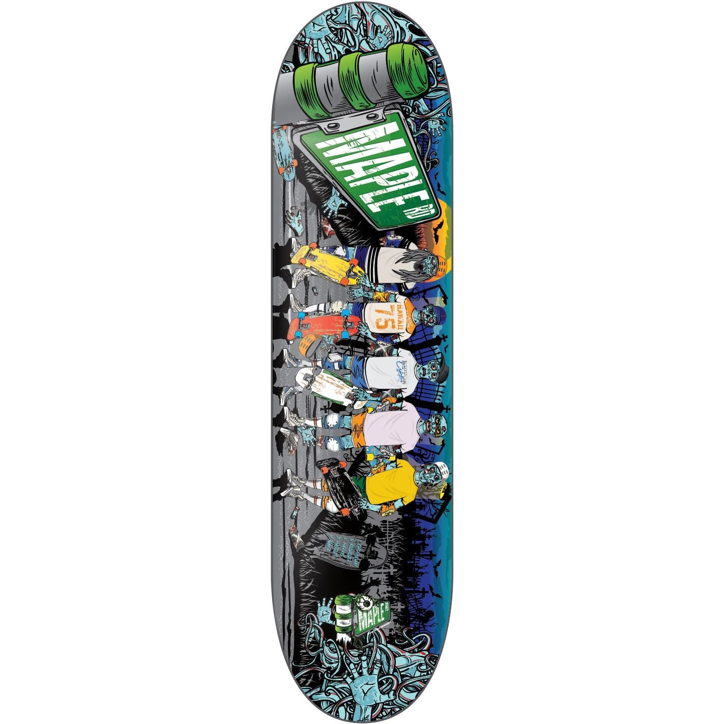 MAPLE ROAD SKATEBOARDS ZOOMBIE DECK RRP $89 CAD