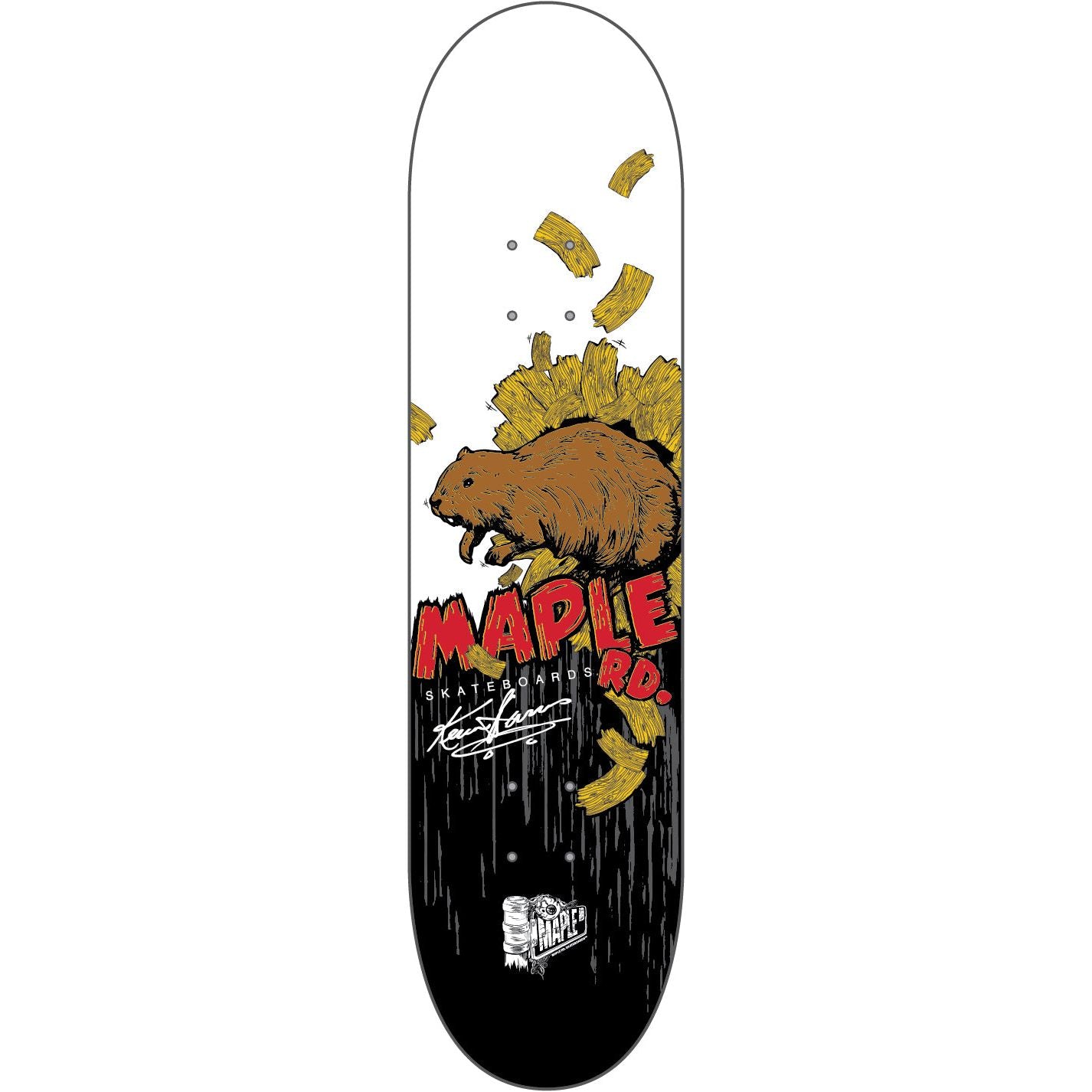 MAPLE ROAD SKATEBOARDS KEVIN HARRIS RIPPER BEAVER RRP $89 CAD